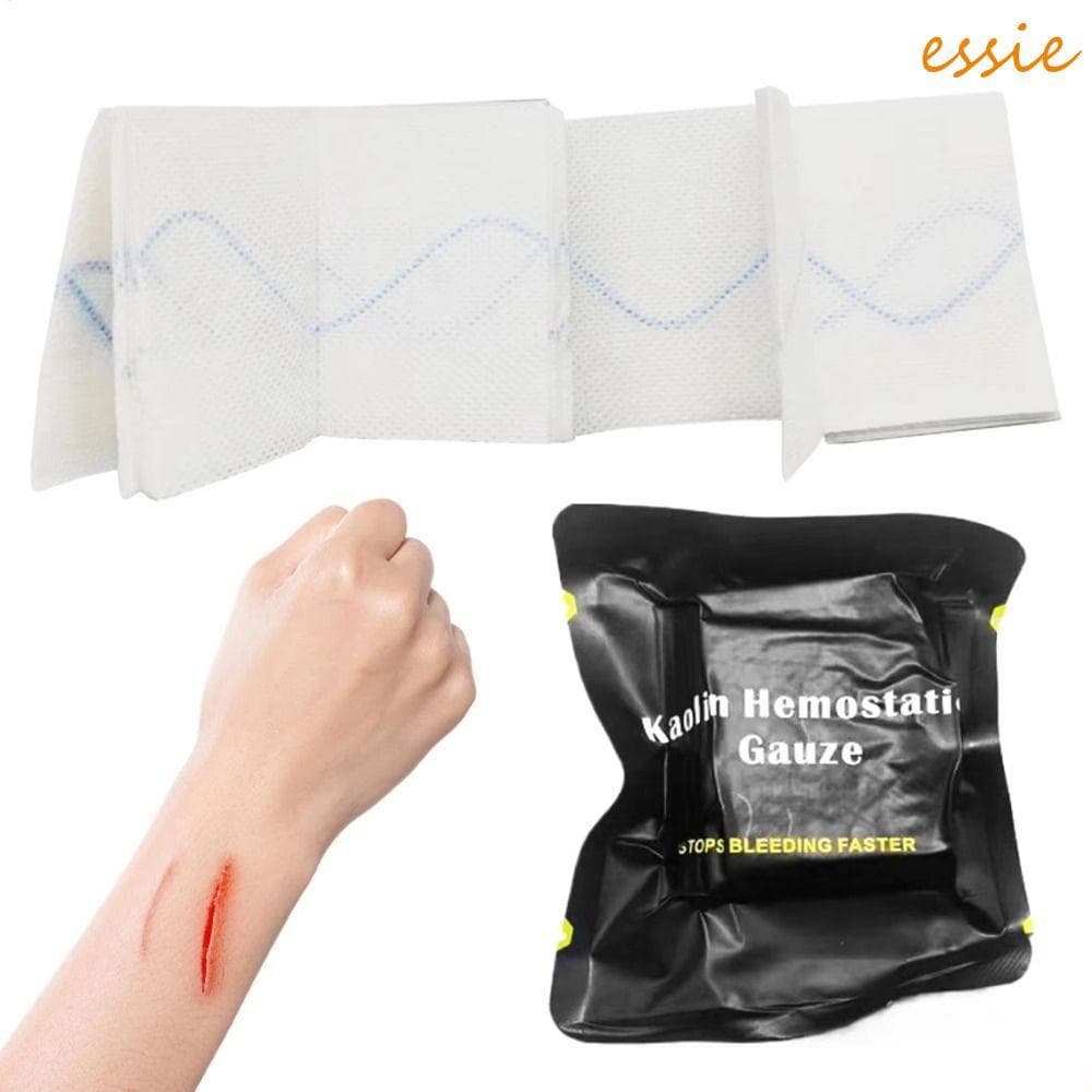 Gaze Hemostática De Caulim ESSIEBR , Material Solúvel Em De Quitosana Parar Sangramento , Impregnado