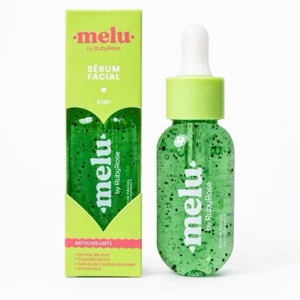 Melu Serum Facial Kiwi Antioxidante com Extrato de Kiwi e Vitamina E para Cuidado com a Pele