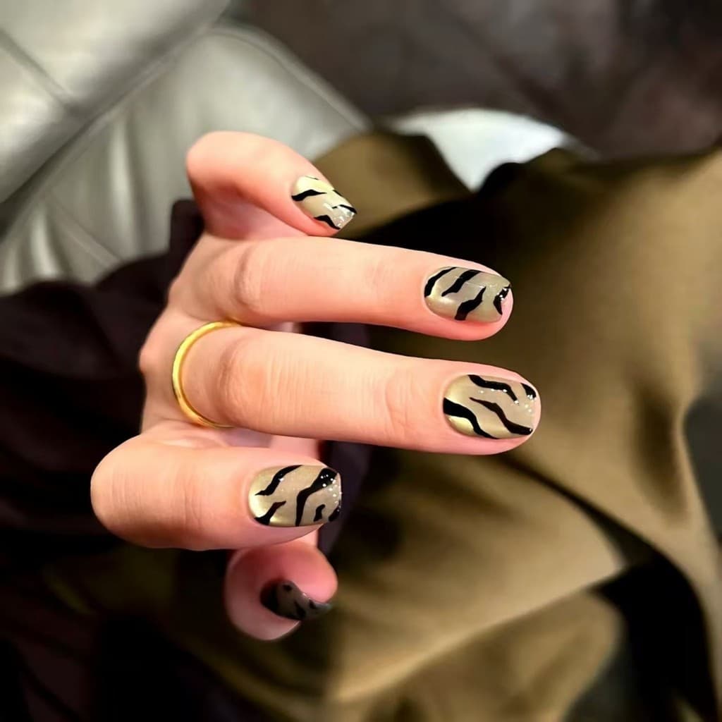 Padrão de Zebra de olho de gato leopardo e Design de padrão de tigre, clareamento de alta qualidade, produto acabado de