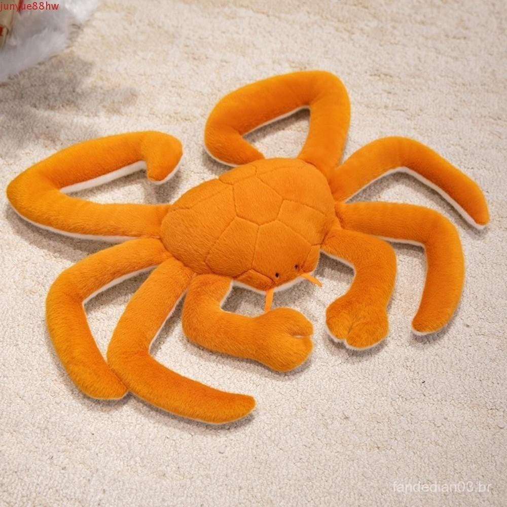JUNYUE Caranguejo Brinquedo De Pelúcia , Simulação Fofo Boneca Desenho Animado Macio Kawaii Mar Animal Natal