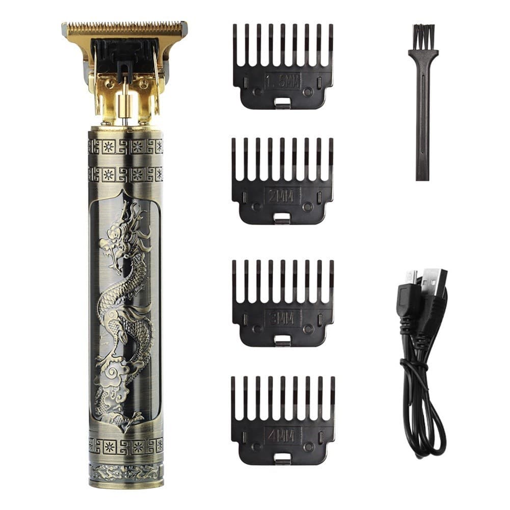 Barbeador elétrico inteligente masculino, sistema de barbear rente adaptável, barbeador de carregamento rápido