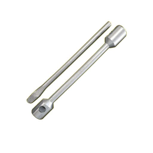 Chave Roda Caminhão 27mm X 30mm Com Cabo Alavanca Aço 400mm - BZ0609