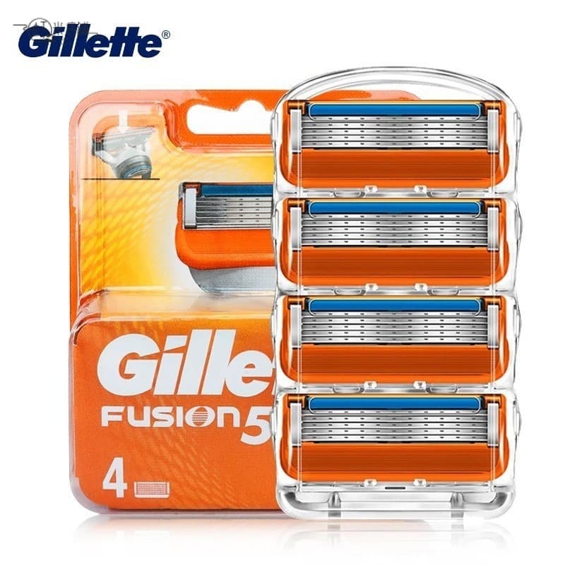 20Pcs Lâminas de Barbear Gillette Fusion para Homens Máquina de Remoção de Pelos Faciais e Barba Cabeça Substituível KJY