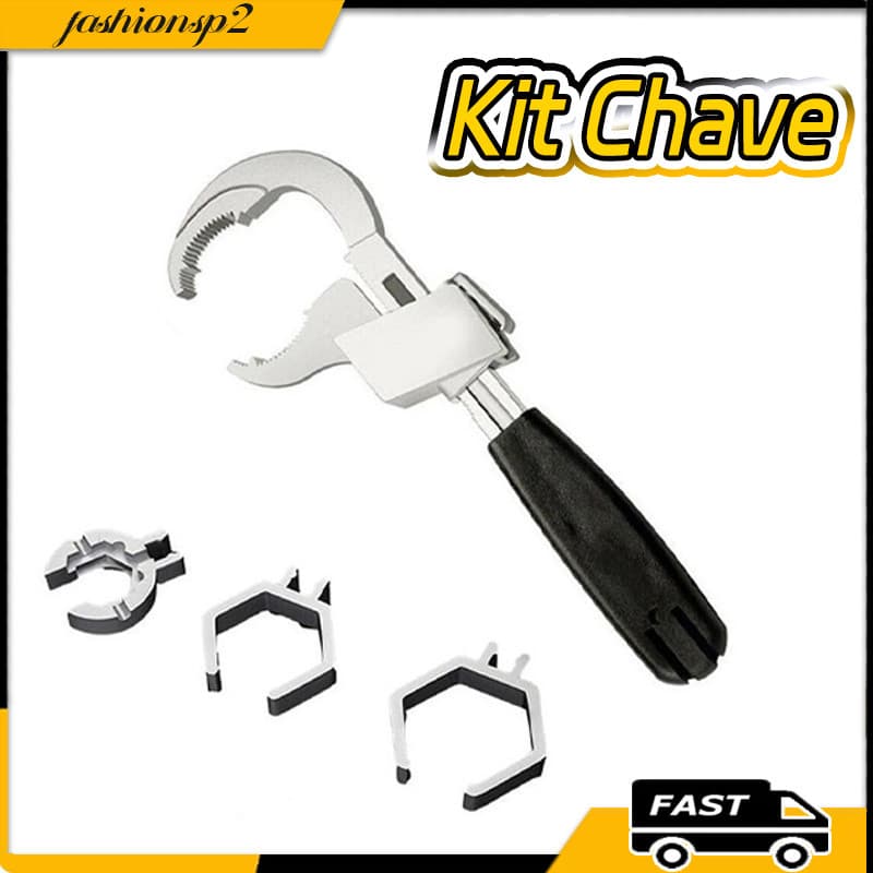 Kit Chave De Grifo Pia Inglesa Ajustável Universal Alicate Banheiro Pia Aperto Chave Kit Torneira Chave Alicate