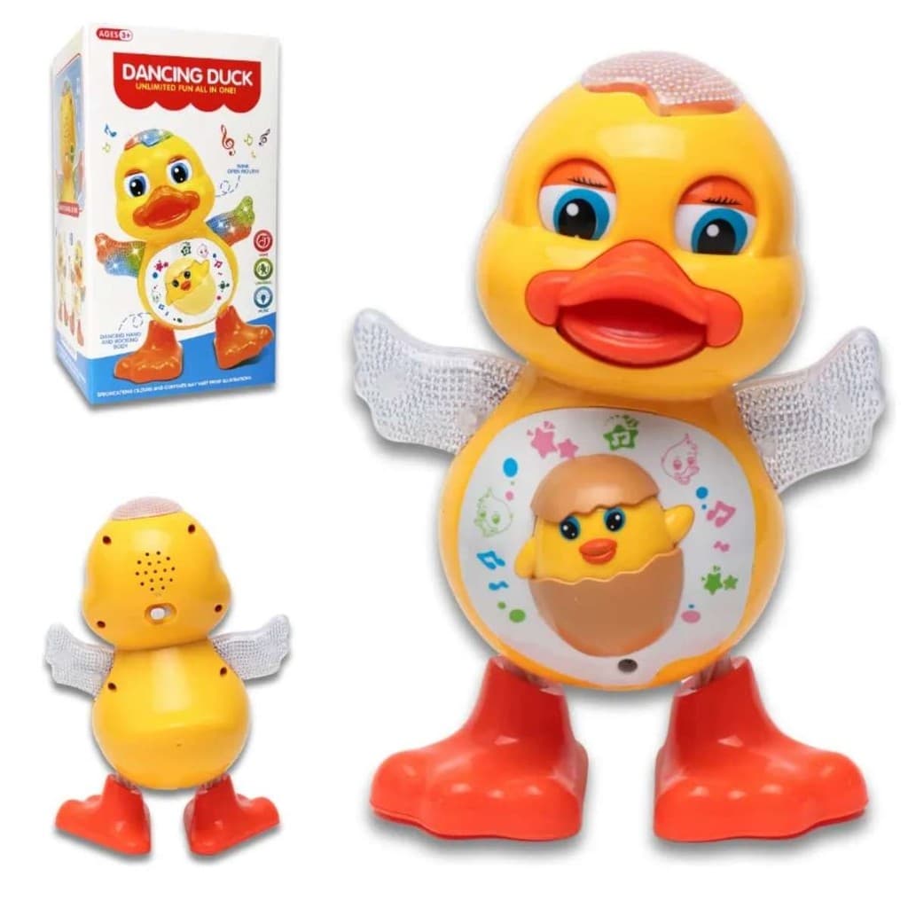 Boneco Dançante Patinho Brinquedo Infantil Para Menino Pronta Entrega