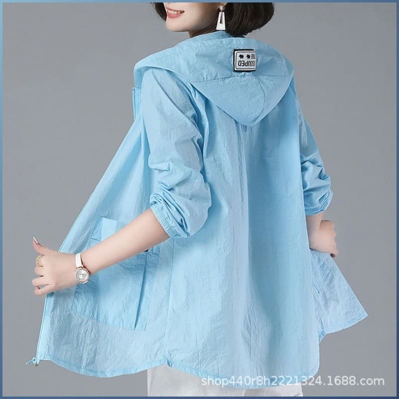Roupas Femininas Com Protetor Solar UV De Tamanho Grande