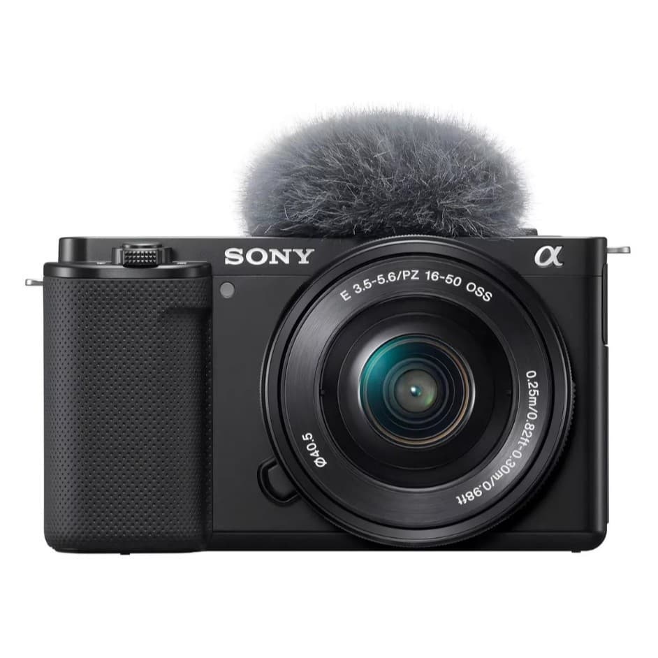 CÂMERA SONY ZV-E10 + LENTE 16-50MM – NOVA, ORIGINAL E LACRADA!