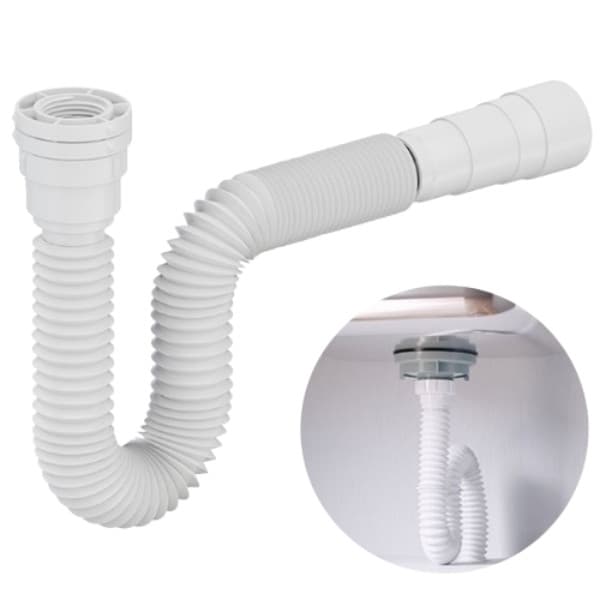Sifão Extensível Universal Branco DN38/40/48/50 PLASTUNING