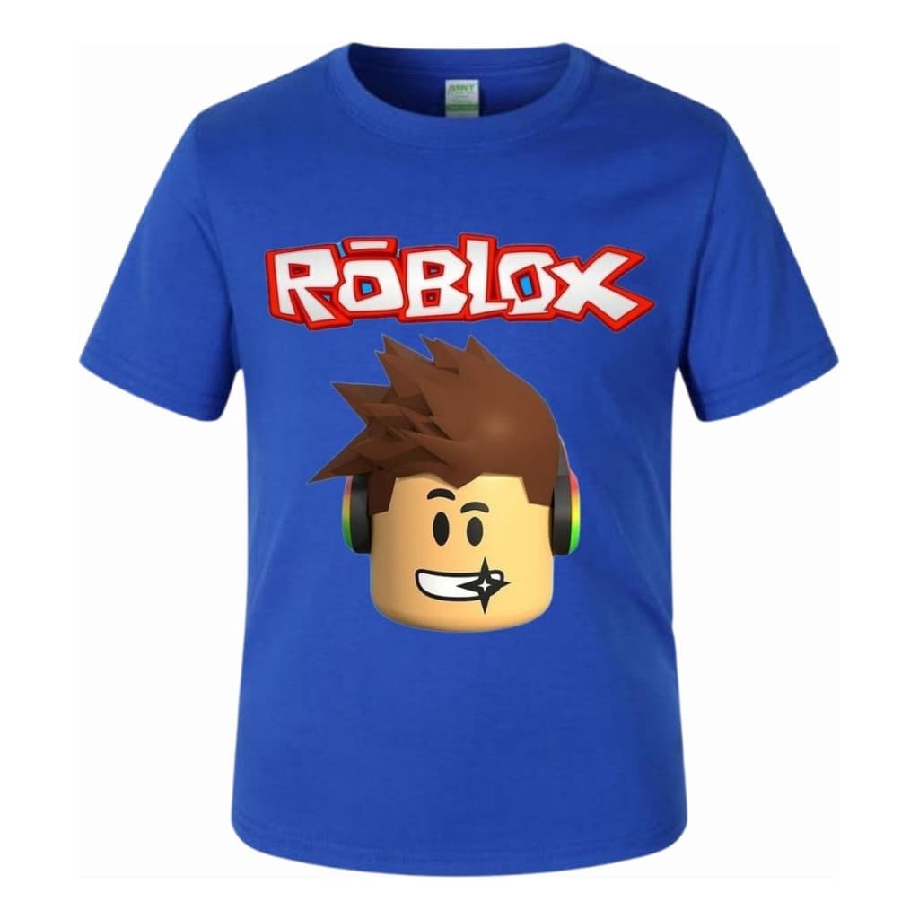 Camiseta Infantil Fantasia Personagens Roblox 100% Algodão