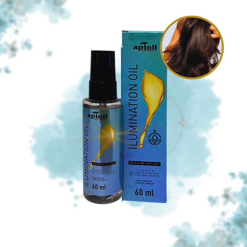 Óleo Reparador Ilumination Oil ((Óleo de Rícino)) Apinil