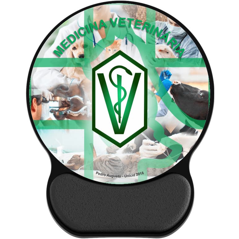 MOUSE PAD ERGONÔMICO - OFFICE MEDICINA VETERINÁRIA