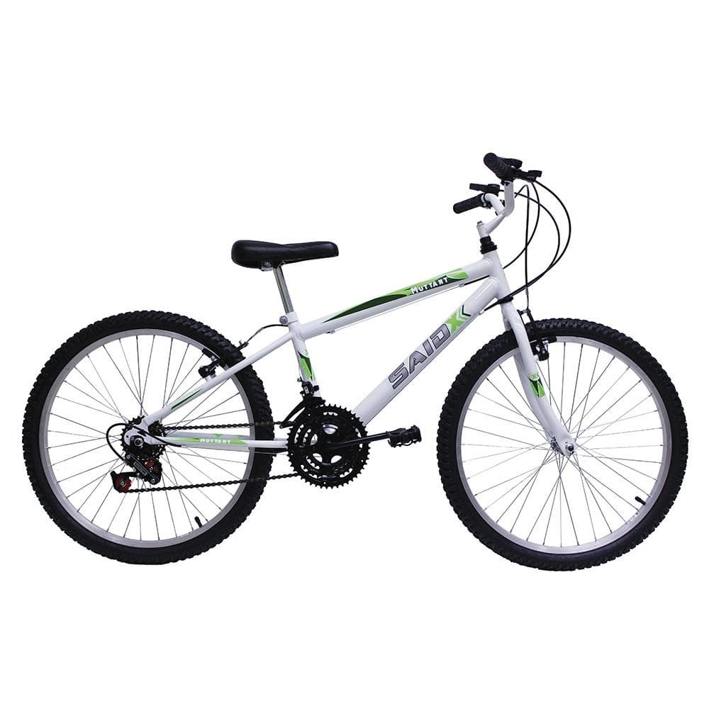 Bicicleta Aro 24 Masculina Infantil 18 Marchas Said-x