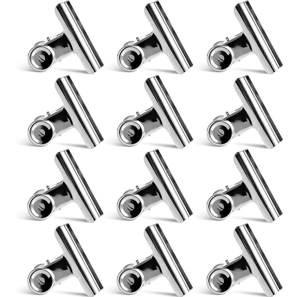 12 Presilhas Inox Grampo Para Unhas De Curvatura C Pequena