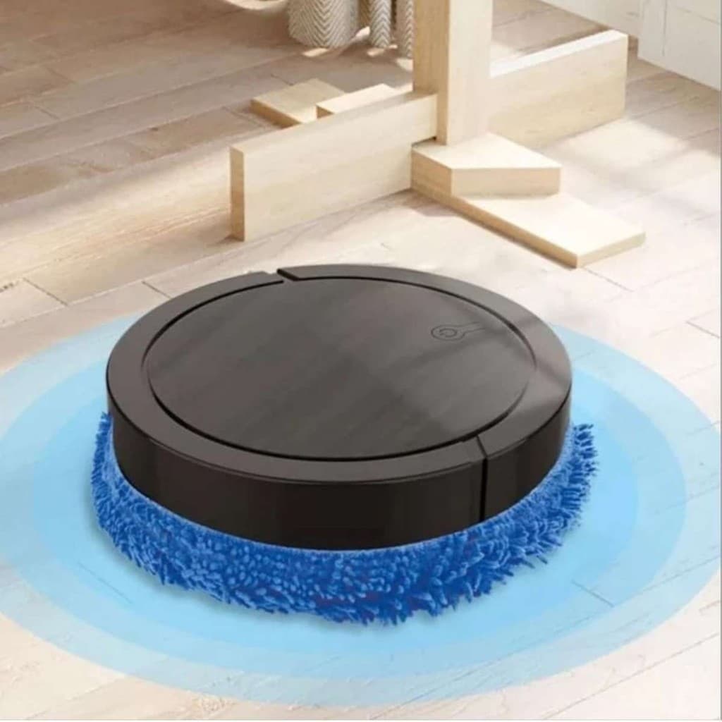 Robot Limpeza Automática Mop Preto 110v/220v