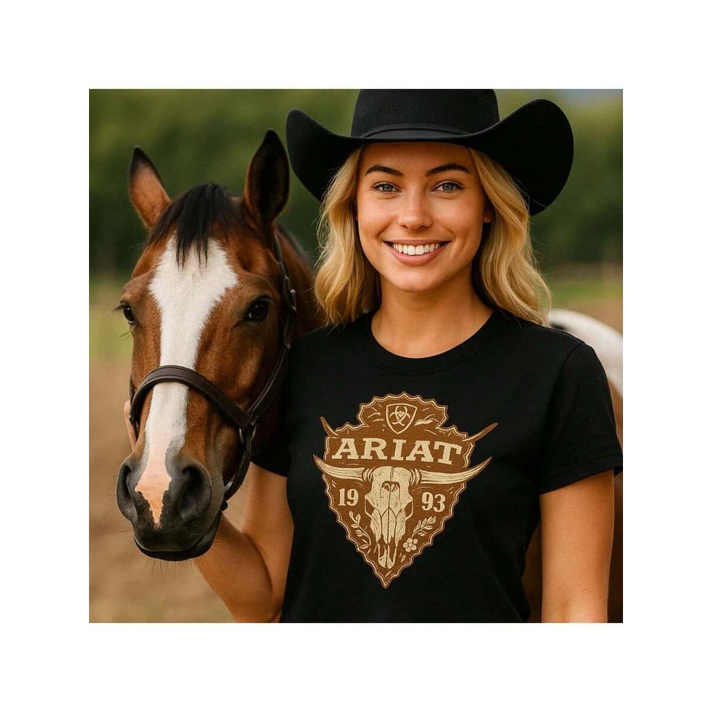 Camiseta Feminina Ariat Blusa Country T-shirt Agro Lançamento