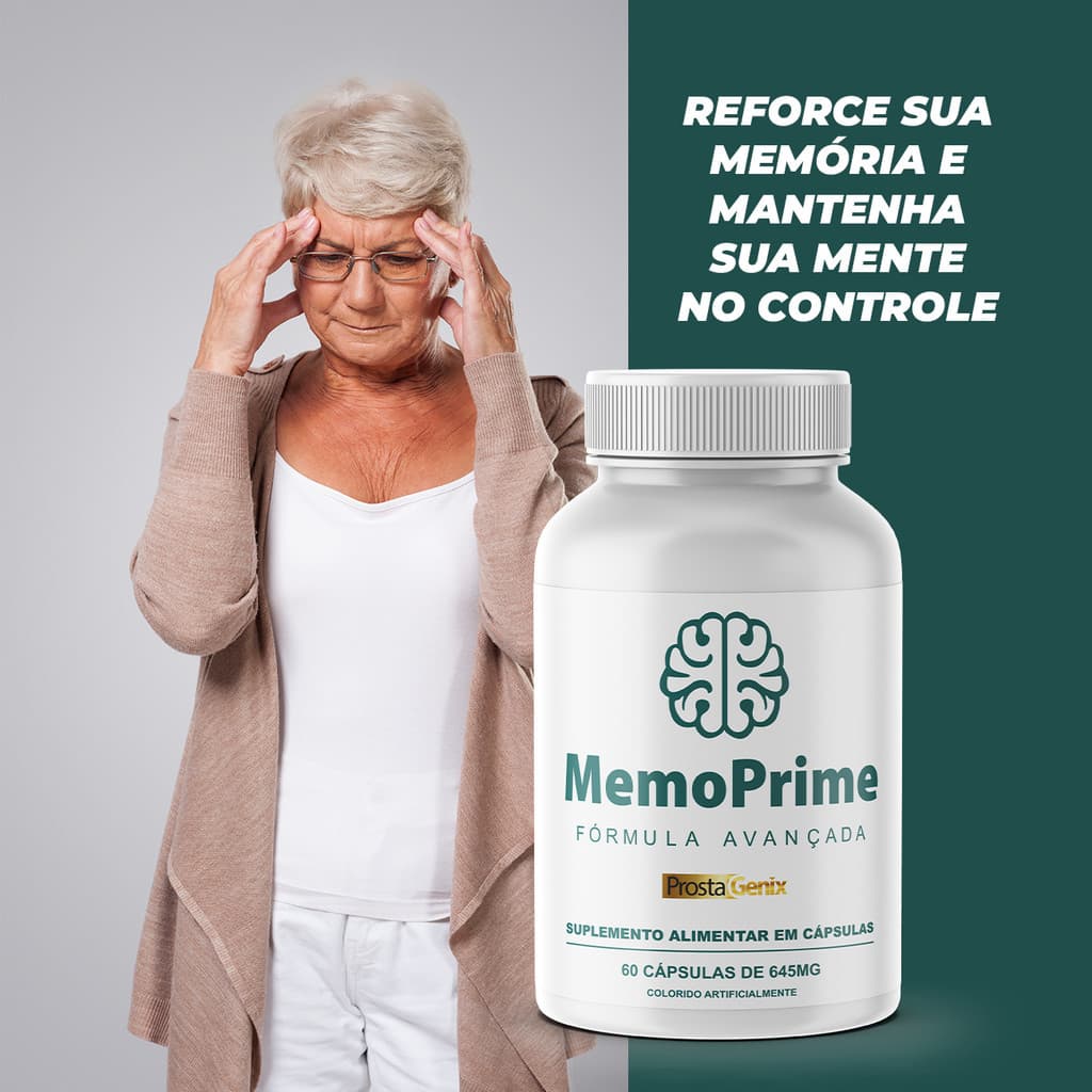 MemoPrime 60 cápsulas | Reforce sua memória e sua cognição | Fórmula Avançada