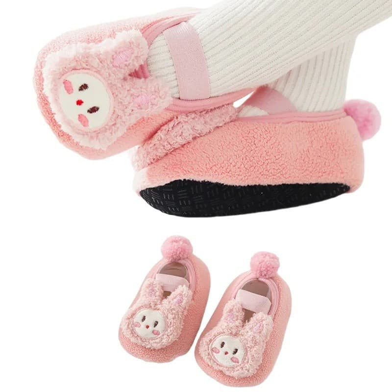 Bebê Quente Inverno Dos Desenhos Animados Botas Da Criança Sola Macia Antiderrapante Infantil Prewalker Recém-Nascido Be