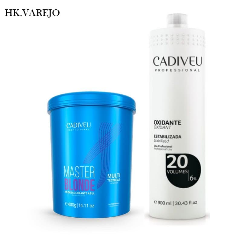 Cadiveu Kit Pó Descolorante Master Blond 400gr + Ox 20 Vol. 900ml