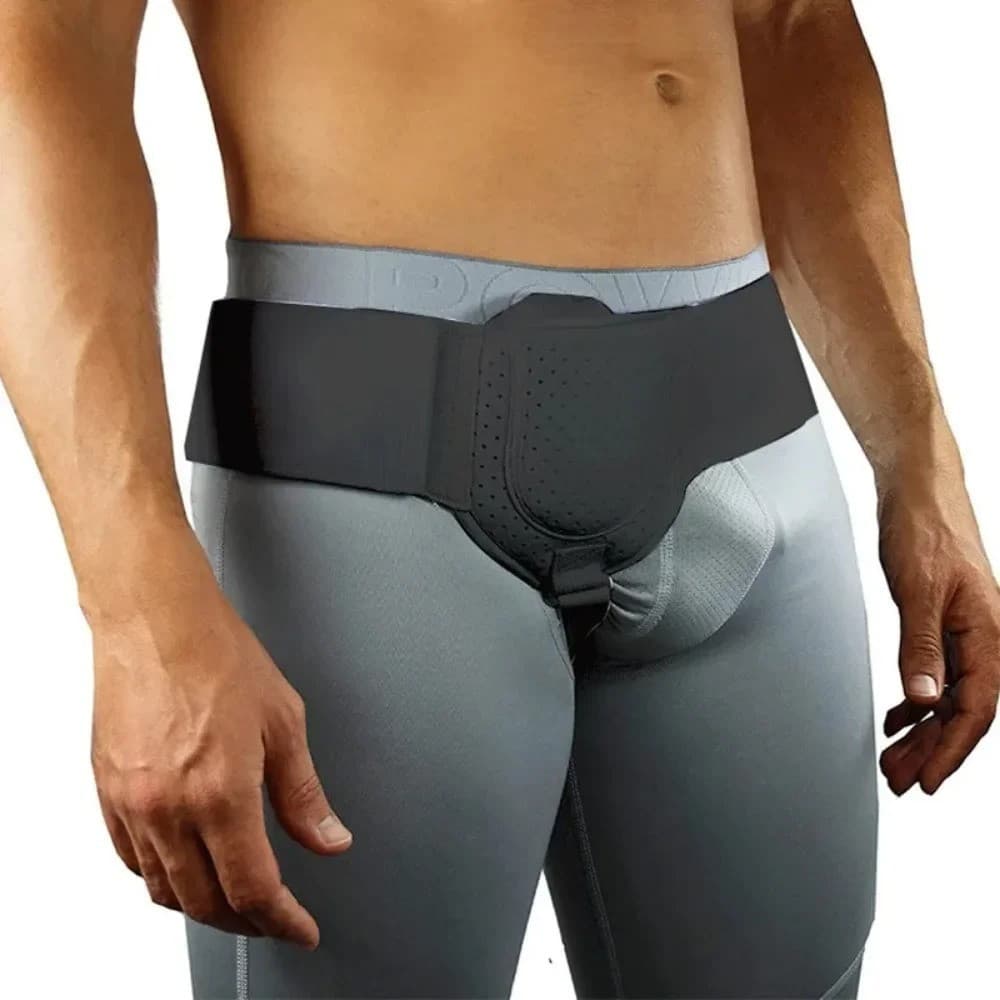 Cinta de Hérnia Inguinal Lateral Removível e Ajustável Virilha YD-127 U1FP
