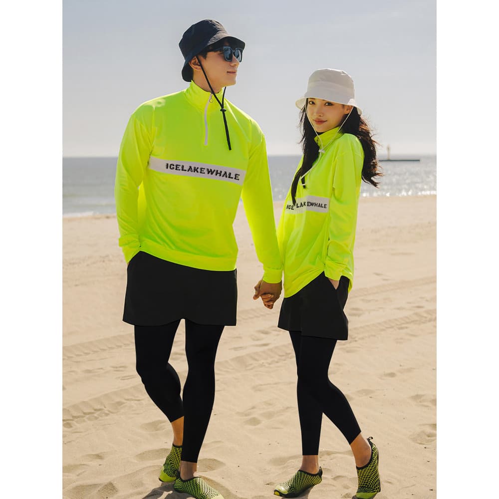 Novo estilo terno de mergulho feminino Split casal surf terno à prova dwaterproof água mãe protetor solar primavera quen