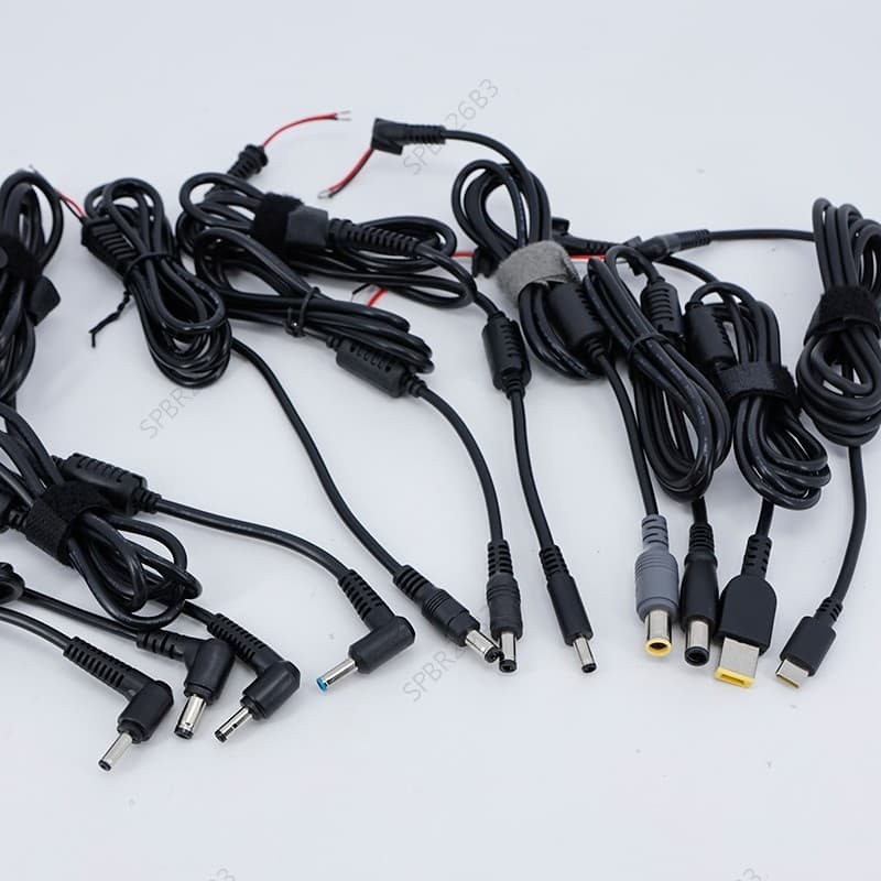 20AWG 5A DC Cabo De Alimentação Conector 5.5x2.5 4.5x3.0 7.9 7.4mm x 5.0 4.0x1.7mm Jack Plug Carregador Adaptador Fonte