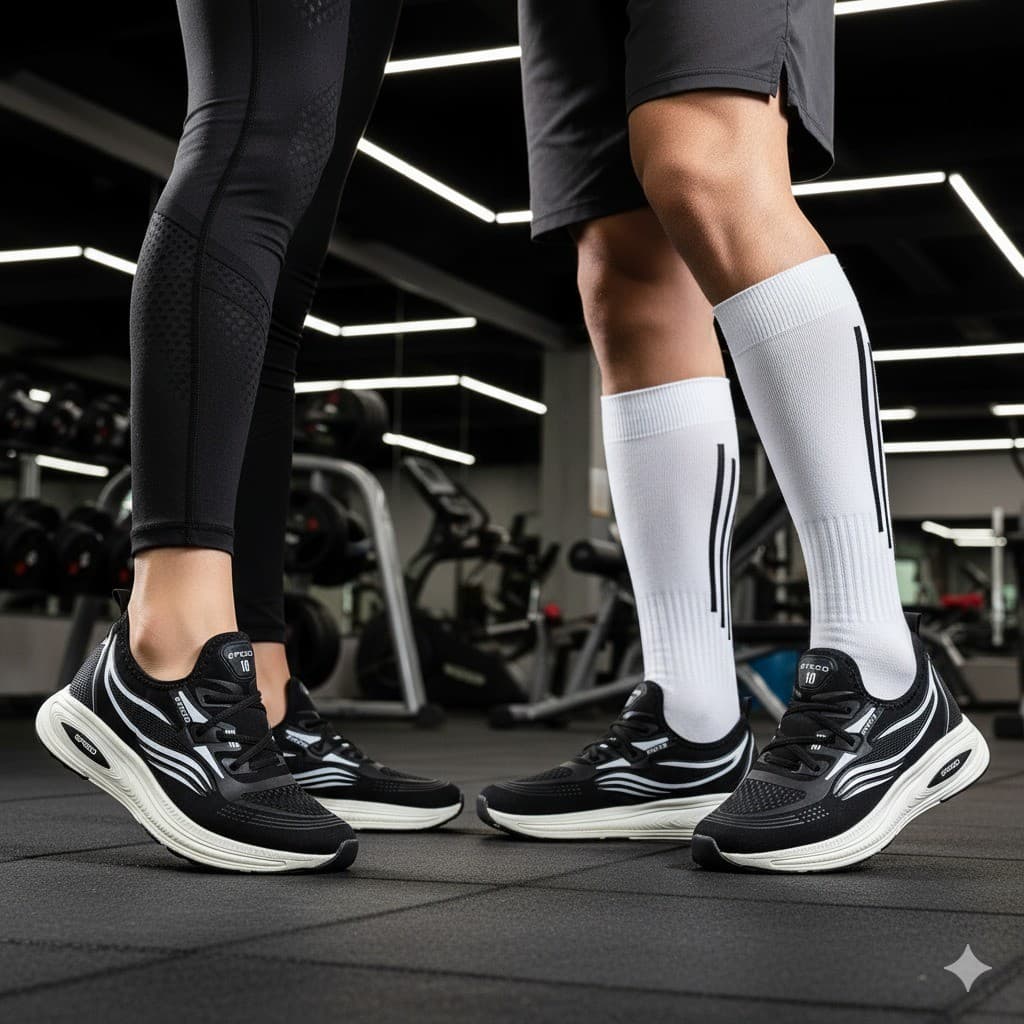 Tênis para Academia Treino Unissex Leve Confortável Caminhada Esportivo Lançamento + Envio Imediato