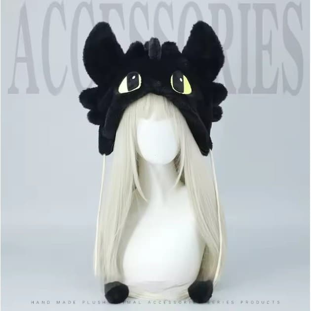 Dragão Treinamento Mestre anime Desdentado Chapéu De Pelúcia earflap Noite Quente fury cosplay Acessório Para Fãs Adulto