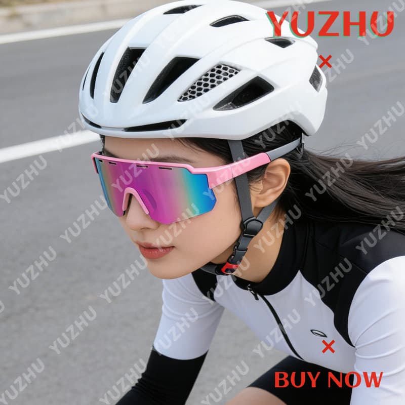 (YUZHU) Óculos De Sol Esportivos Euro Semi-Sem Aro Streetwear , Homens E Mulheres , Espelhados Antirreflexo Para Passeio