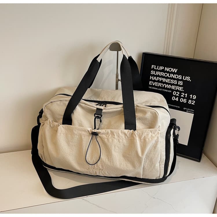 Bolsa de ginástica simples extensível para viagem de negócios com separação seca e úmida ATA