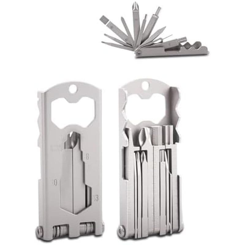 Conjunto De Mini Chave De Fenda Multiferramenta 17 Em 1 , Kit De Ferramentas De Bolso EDC De Aço Inoxidável De Precisão