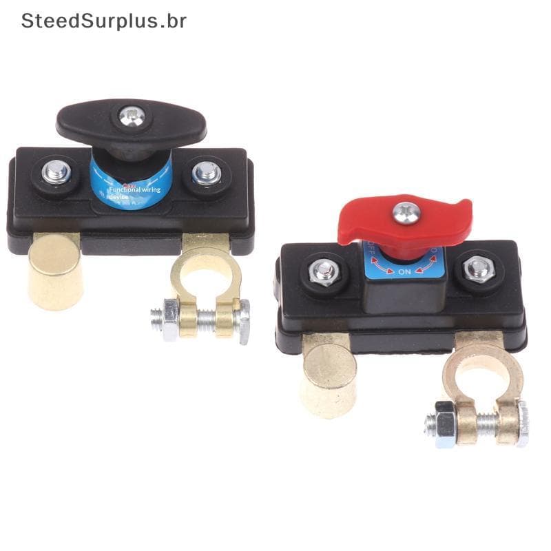 Interruptor De Desconexão Da Bateria Do Carro SS 12V 24V Disjuntor Automático Integrado Para Sistema Elétrico Seguro Fác