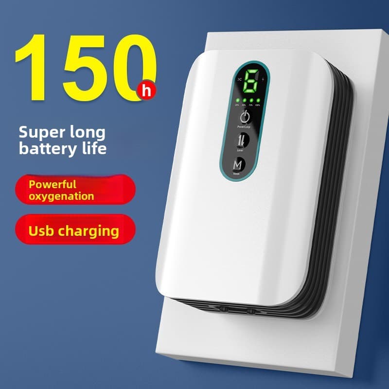 Bomba aeradora de oxigênio USB Oxigenação Pesca doméstica Carro Oxigenador Pesca selvagem ao ar livre