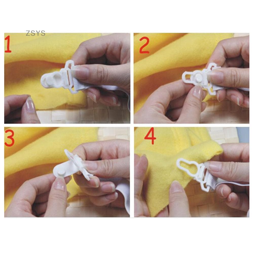 [ZSYS] 4 Peças De Lençol Para Casa , Colchão , Prendedor Elástico , Pinças , Suporte De Clipe , Suspensórios DG
