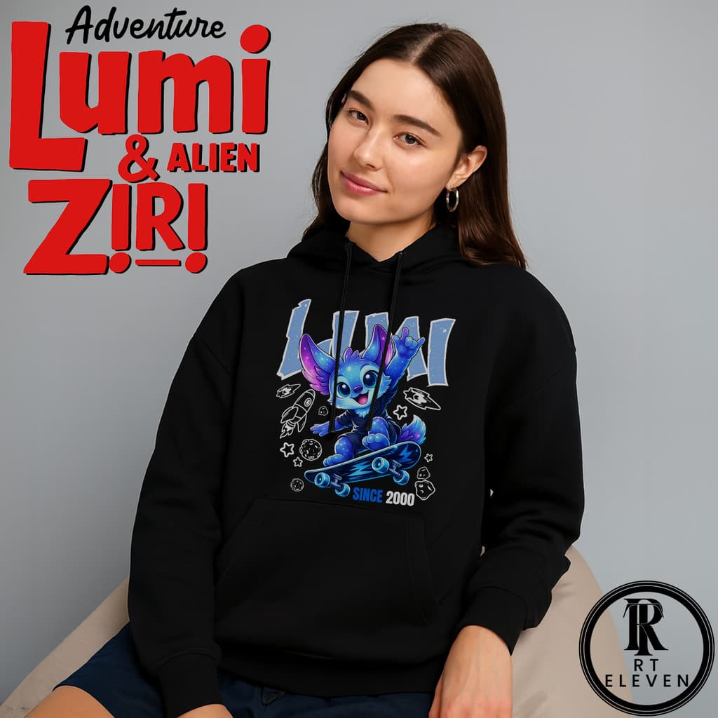 Blusa Moletom lummy Coala Fofo Desenho Blusa Feminina Casaco de Frio com Bolso e capuz estampado Unissex