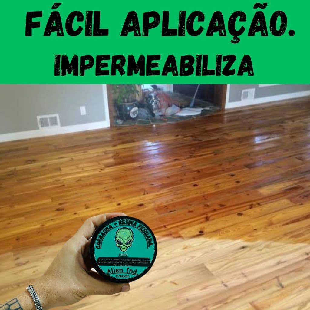 Cera de Carnaúba Madeira Móveis Piso Tacos