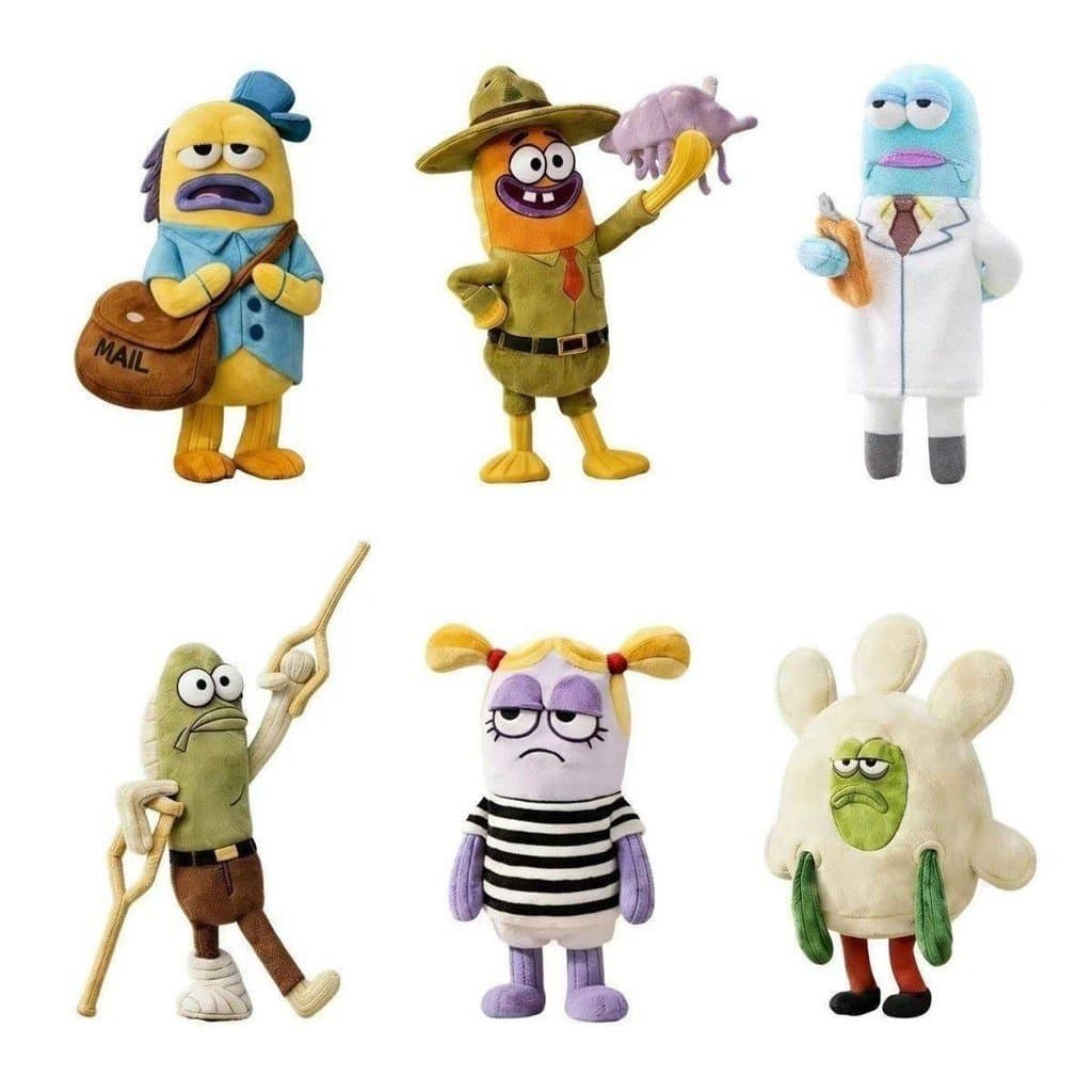Resonance SpongeBob SquarePants Bikini Bottom Residents Série 2 Boneco Engraçado Caixa Surpresa Pingente Presente Brinqu