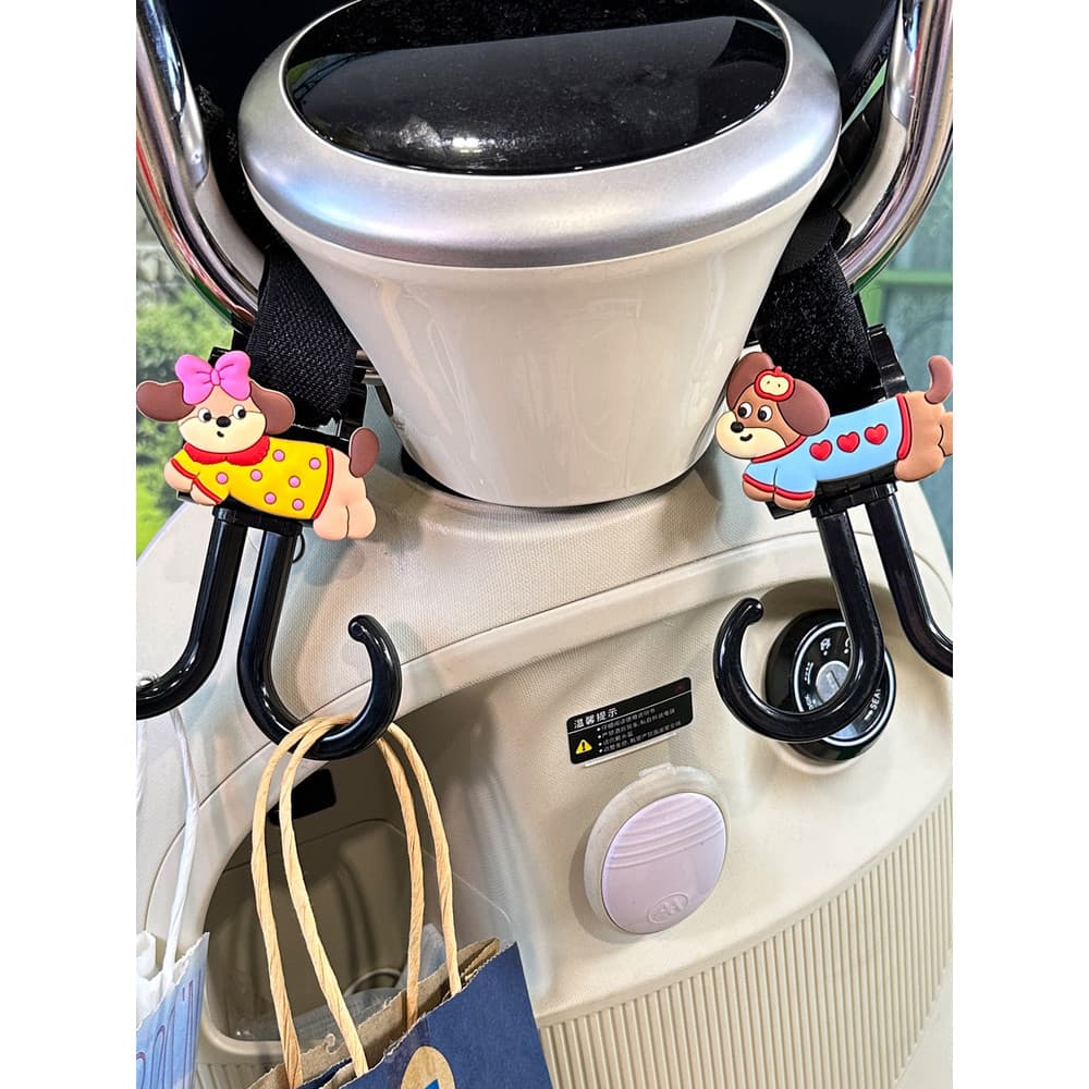Gancho para carro elétrico, alça Universal, carrinho de bebê, gancho para caminhada, ferramenta útil para carro infantil
