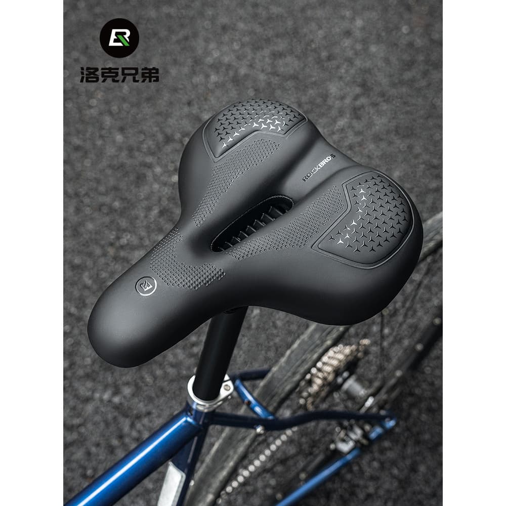 Rock irmãos almofada de assento da bicicleta sela confortável Mountain bike estrada assento absorção choque engrossado a