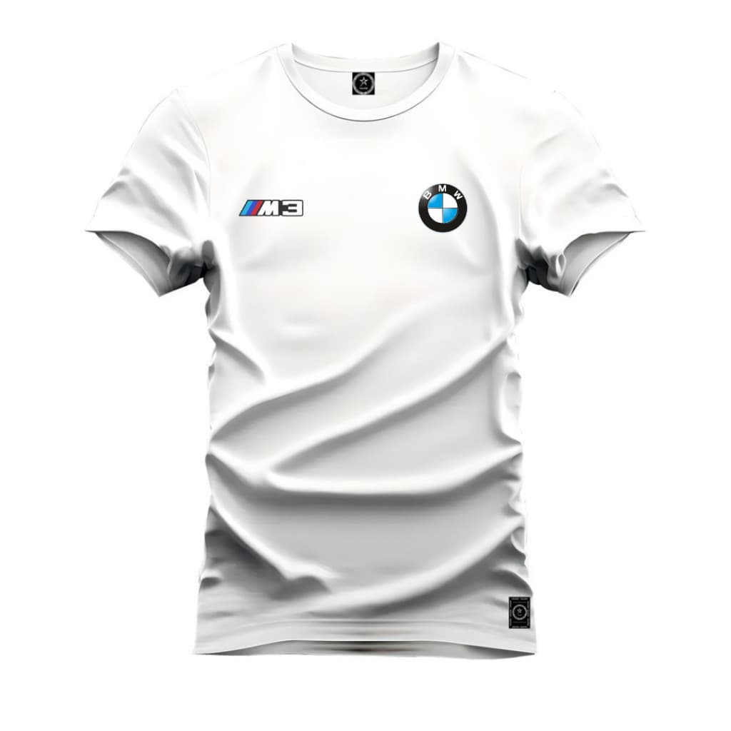 Camiseta Masculina BMW Carro Esportivo Confortavel Camisa 100% Algodão Blusa Feminino Streetwear