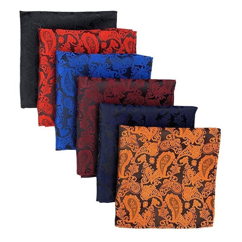 EFAN Bolso Quadrado Para Homens Mulheres Ternos De Impressão Floral Lenço Masculino Lenços Terno Toalhas