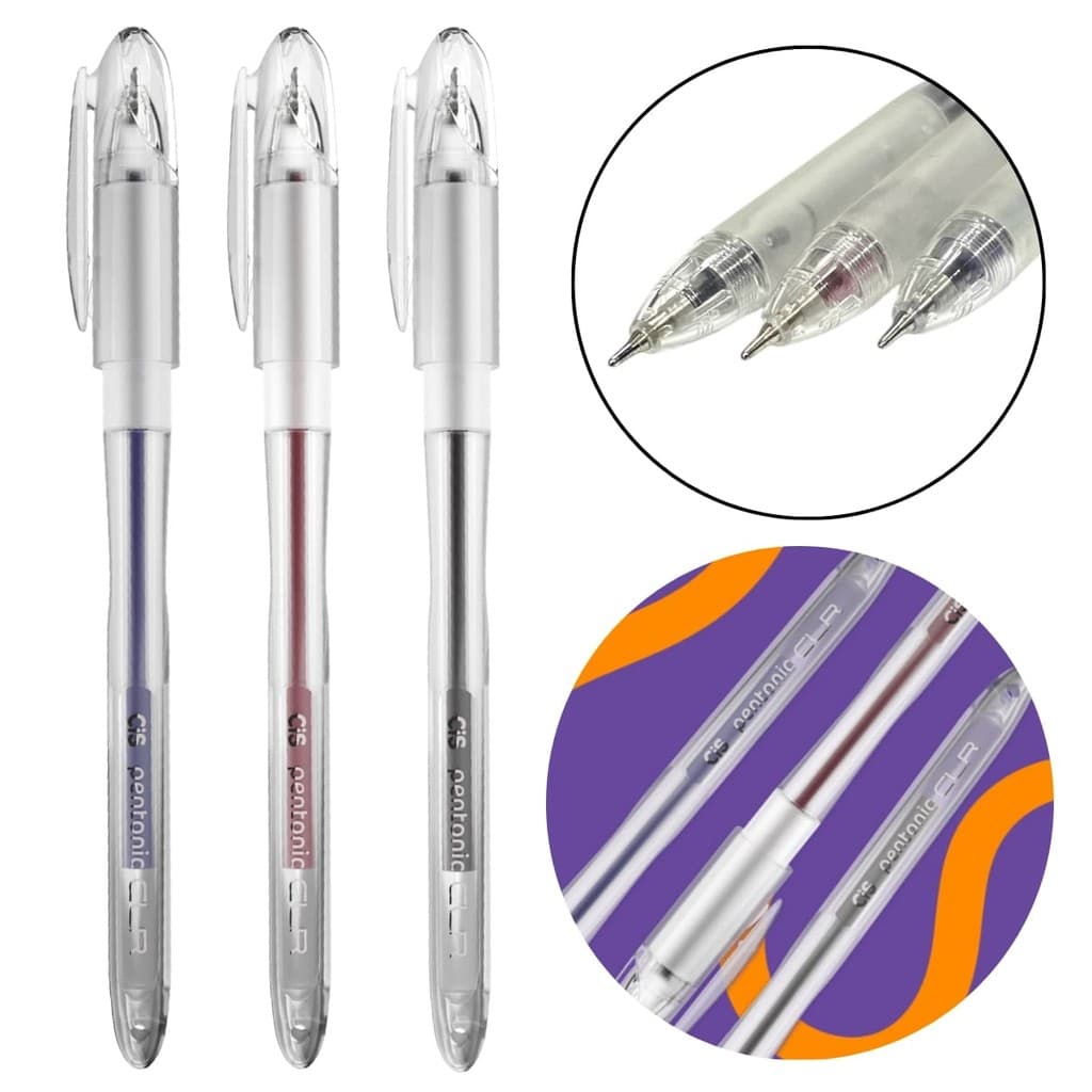 Caneta Esferográfica Pentonic 0,7mm Ponta Fina CLR Cis
