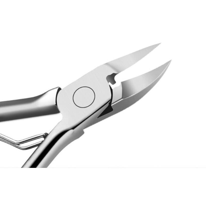 ALICATE DE UNHA PROFISSIONAL SIMPLES AMOLECEDOR DE CUTÍCULA, ESPÁTULA E PALITO DE INOX.