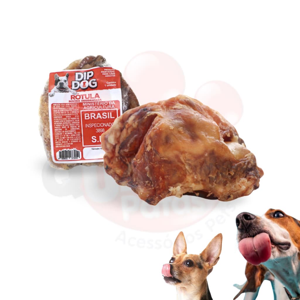 kit 10 rotula Osso mordedor natural pet caes cachorrol Dip dog