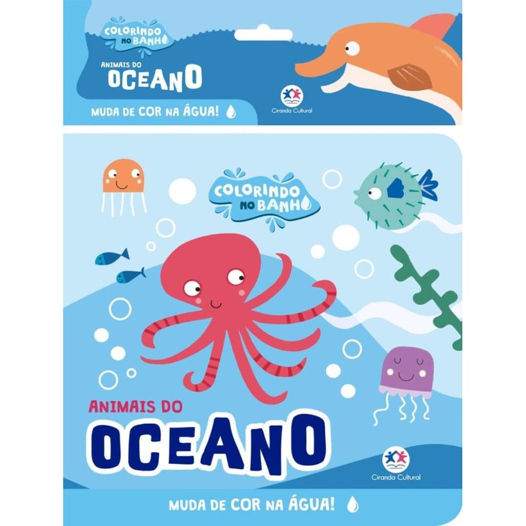 Livro - Animais Do Oceano - Colorindo No Banho