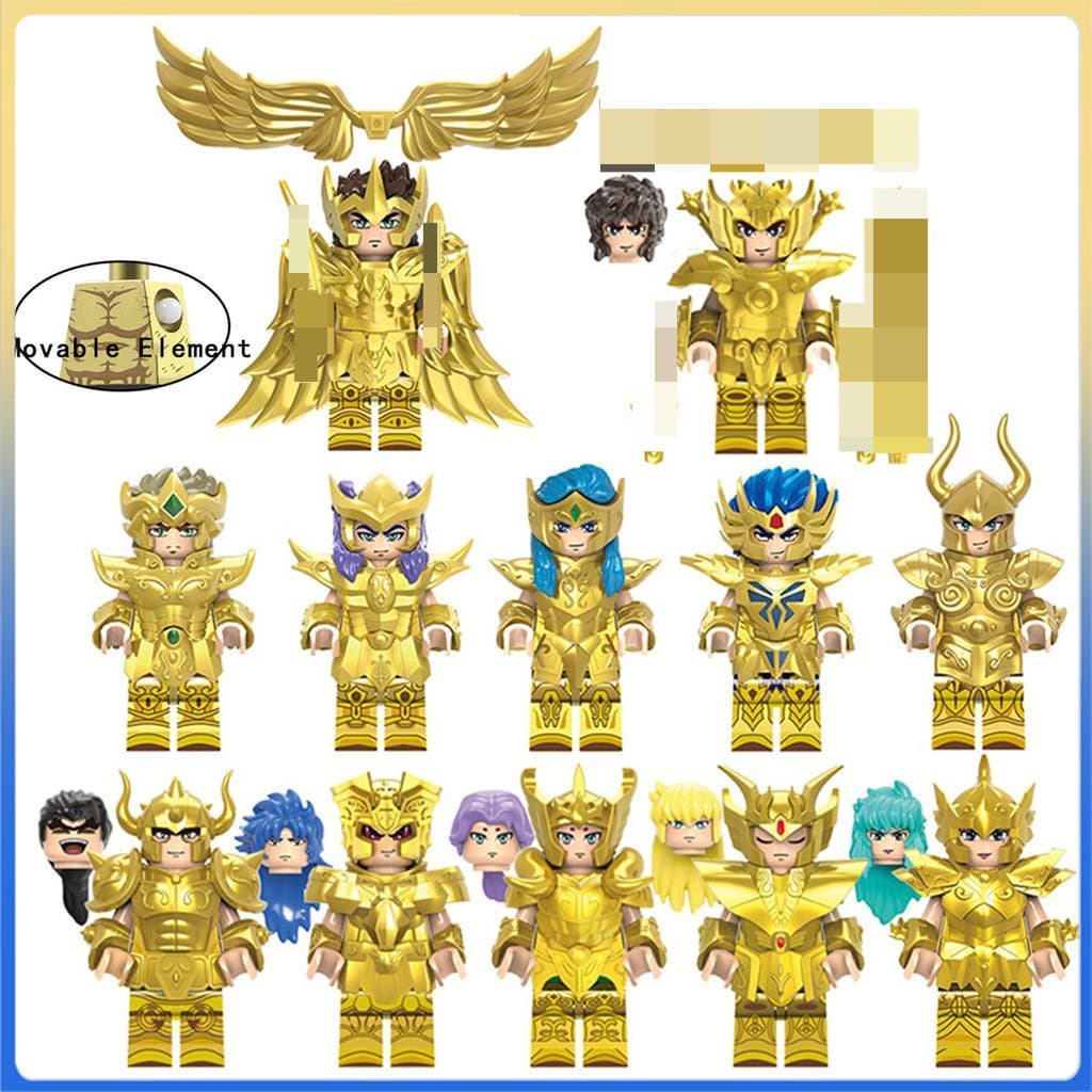 Novo estilo de montagem de constelações figura brinquedos regalos de férias ornamentos decorativos