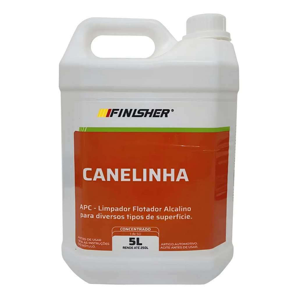 Limpador Multiuso Apc Alcalino flotador Canelinha 5L Finisher