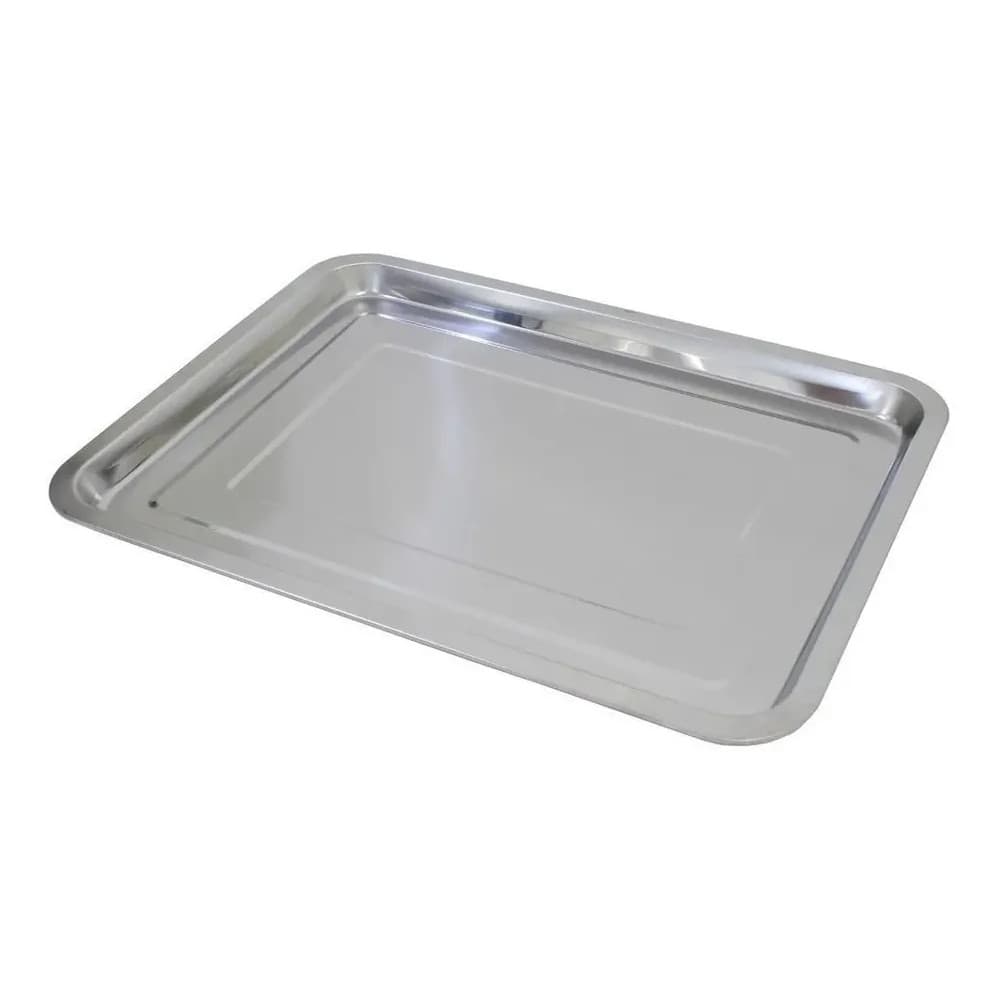 Bandeja Retangular Aço Inox 35x45cm Restaurante Garçom