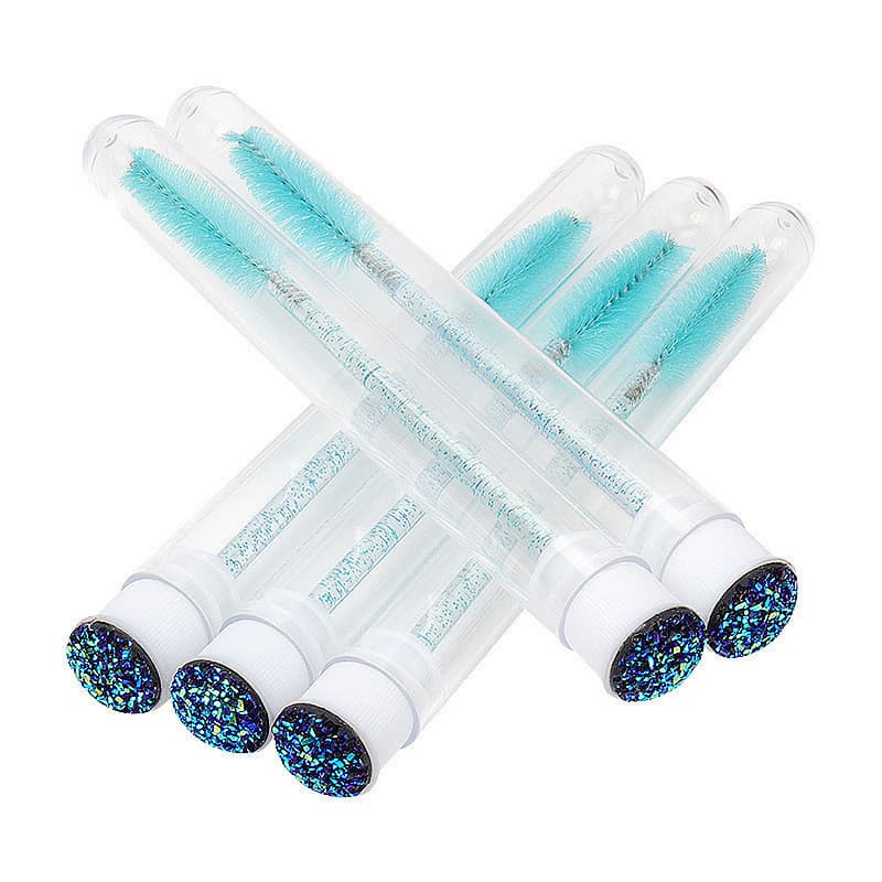 Escovinha Tubete Extensão Cílios Micro Design Kit com 6 para Sobrancelhas （S015)