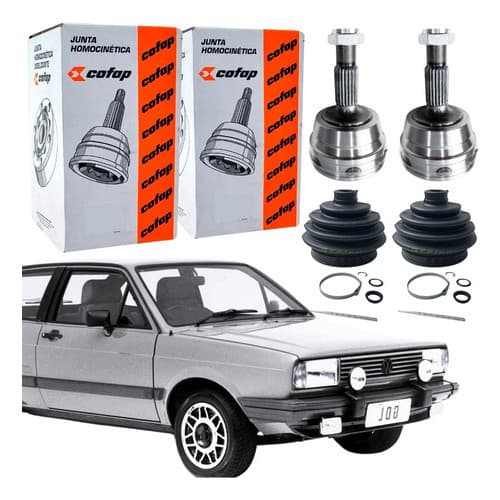 Par 2 Homocinética Original Cofap Volkswagen Fox Royale Versailles Gol