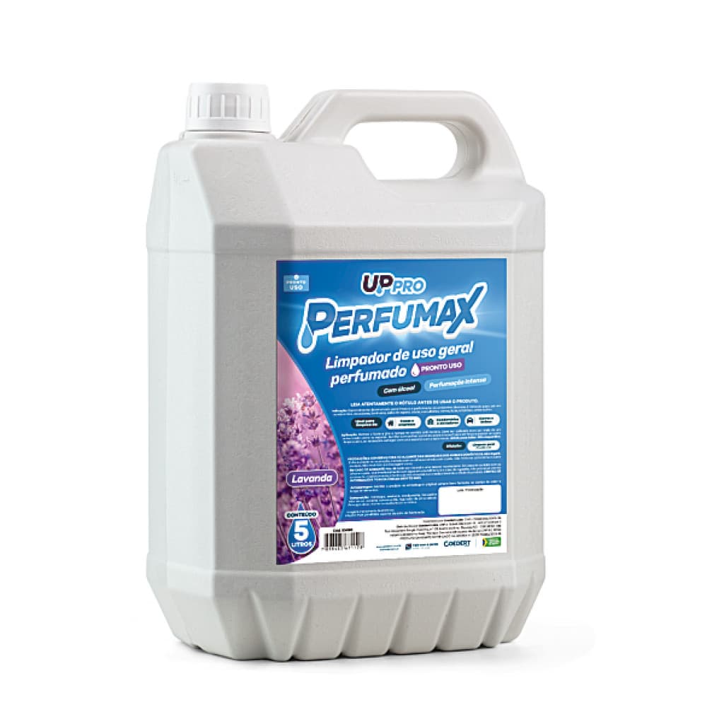 Limpador Perfumado Com Álcool Perfumax Pronto Uso 5 Litros Lavanda